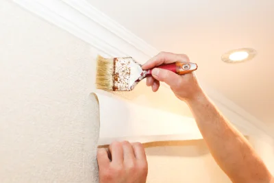 Pose de papier peint à Vaumort — revêtements muraux et toiles de verre